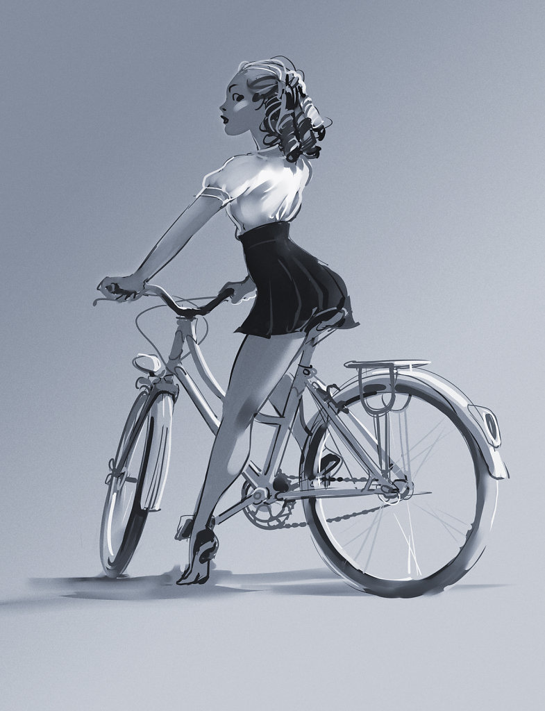 Nana en Vélo
